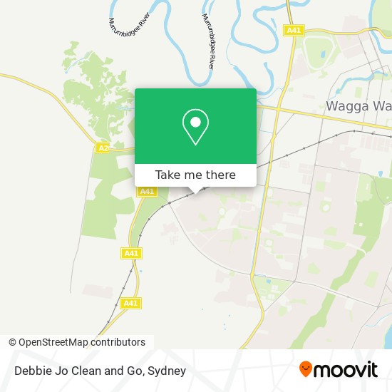 Debbie Jo Clean and Go map