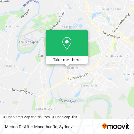 Merino Dr After Macathur Rd map
