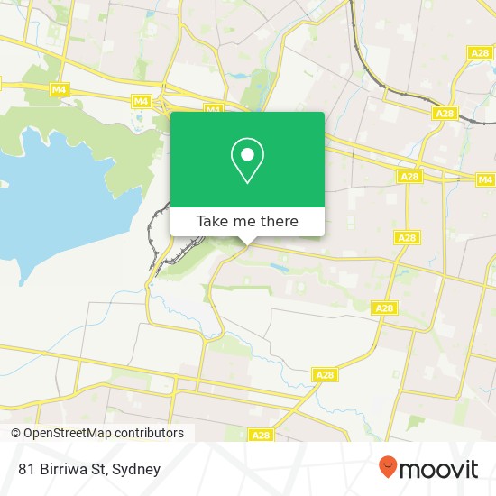 81 Birriwa St map