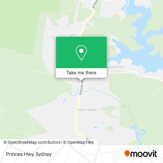 Mapa Princes Hwy