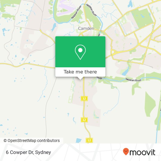 6 Cowper Dr map