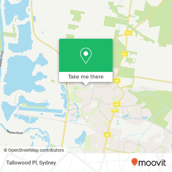 Tallowood Pl map