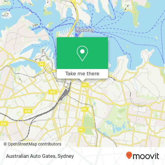 Australian Auto Gates map