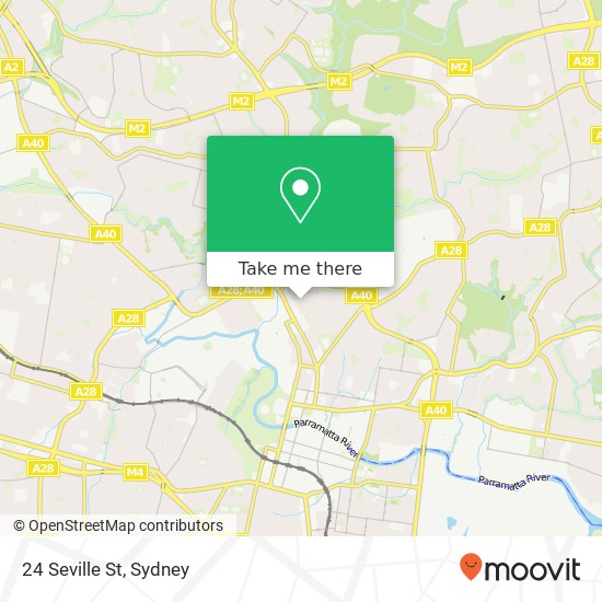 24 Seville St map