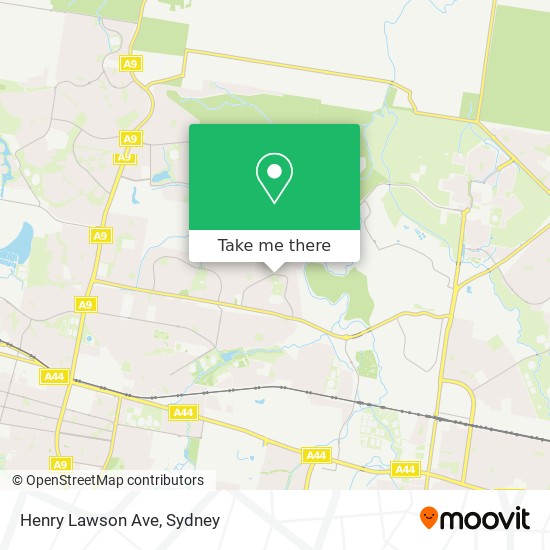 Mapa Henry Lawson Ave