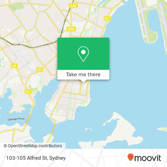 103-105 Alfred St map
