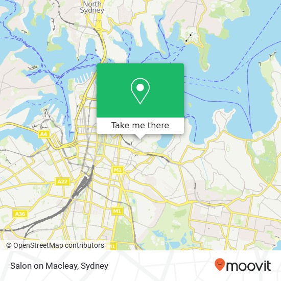 Salon on Macleay map