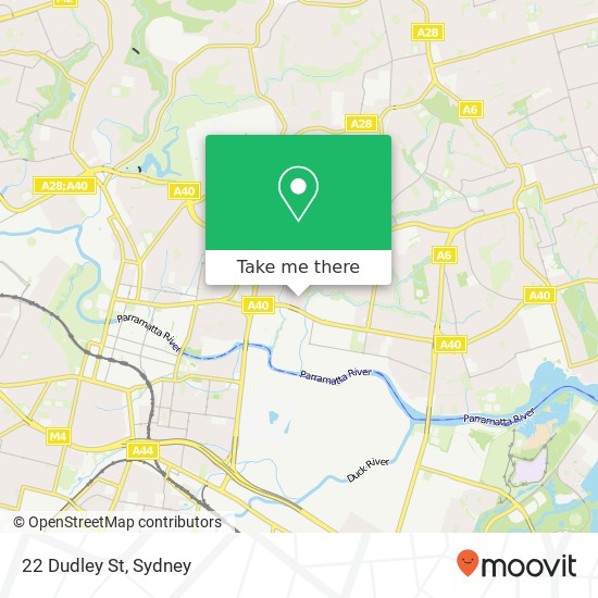 22 Dudley St map