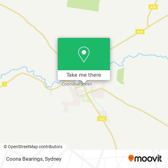 Coona Bearings map