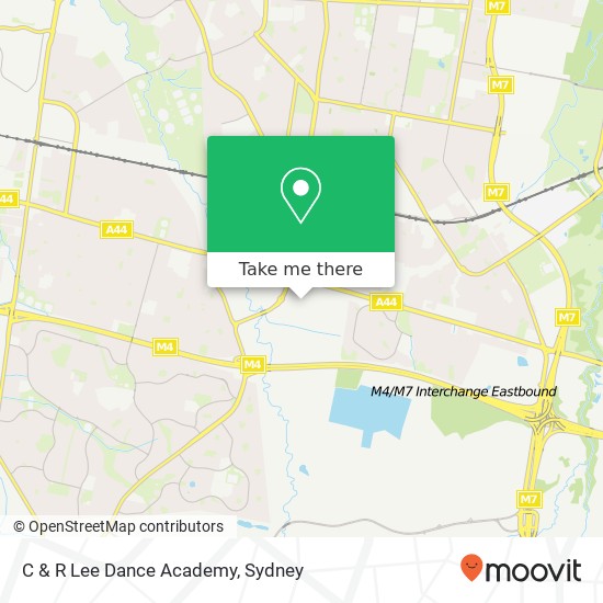 C & R Lee Dance Academy map