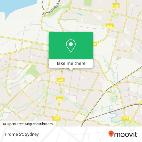 Frome St map