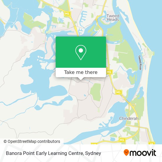 Mapa Banora Point Early Learning Centre