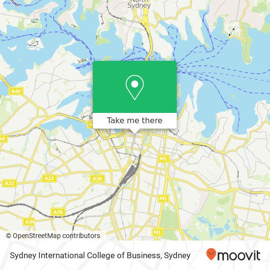 Sydney International College of Business map