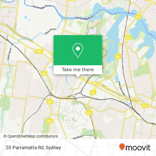 20 Parramatta Rd map