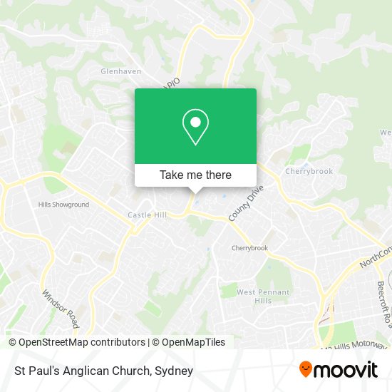 St Paul's Anglican Church map