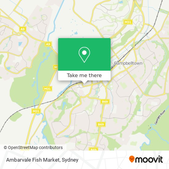 Ambarvale Fish Market map