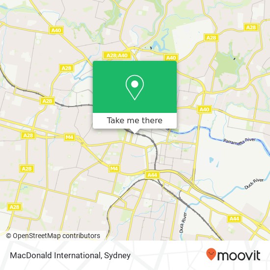MacDonald International map