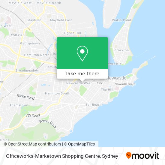 Officeworks-Marketown Shopping Centre map