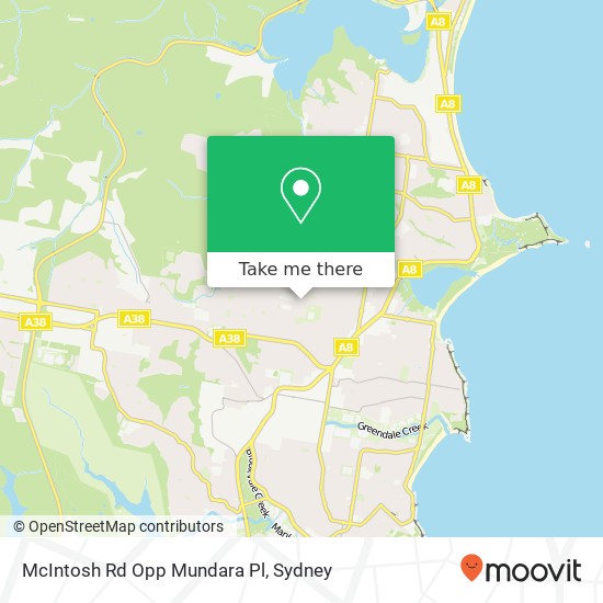 McIntosh Rd Opp Mundara Pl map