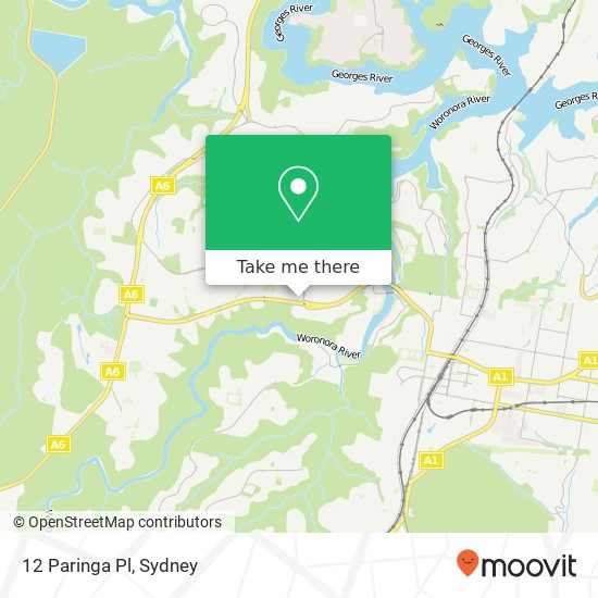 12 Paringa Pl map