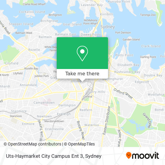 Mapa Uts-Haymarket City Campus Ent 3