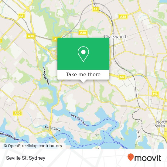 Seville St map