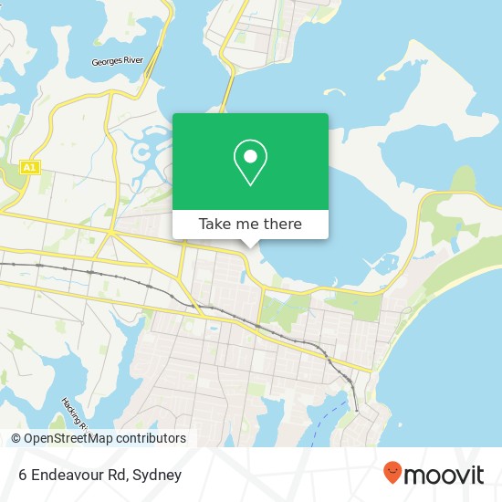 6 Endeavour Rd map