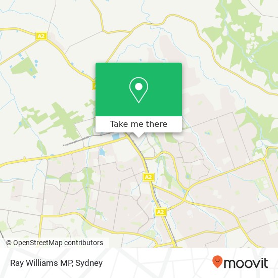 Ray Williams MP map