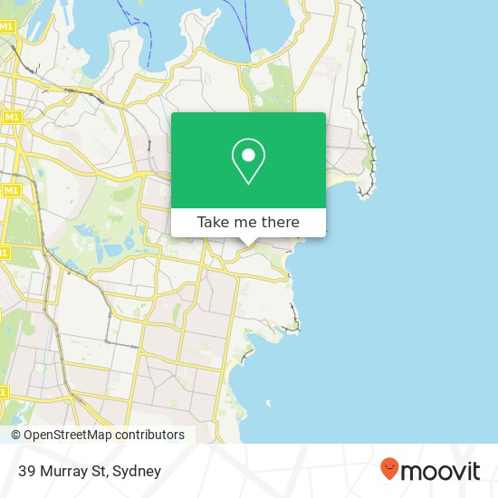 Mapa 39 Murray St