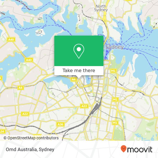 Omd Australia map