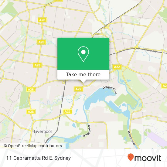 11 Cabramatta Rd E map