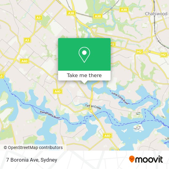 7 Boronia Ave map