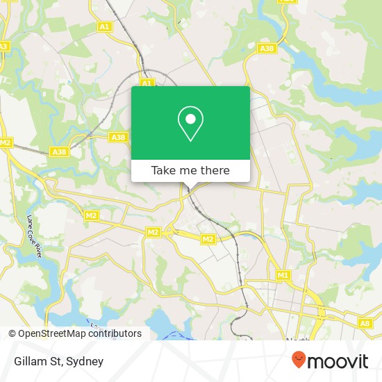 Gillam St map