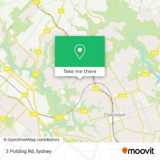 3 Polding Rd map