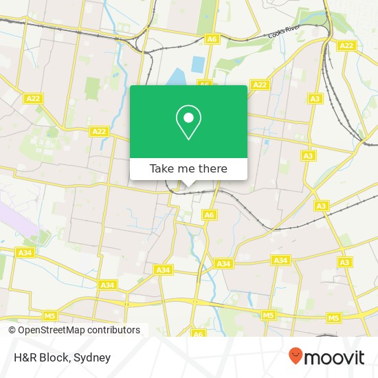 H&R Block map