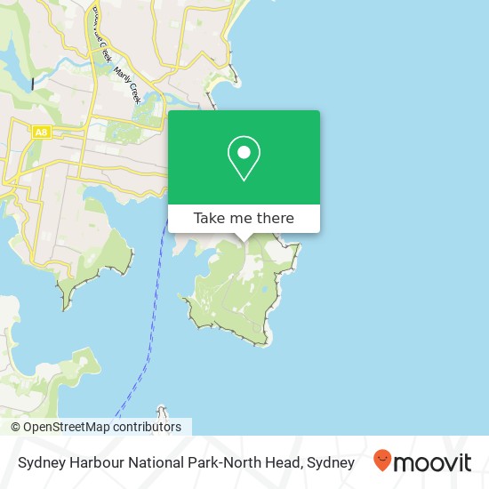 Sydney Harbour National Park-North Head map