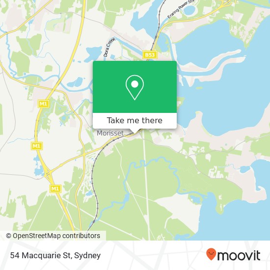 54 Macquarie St map