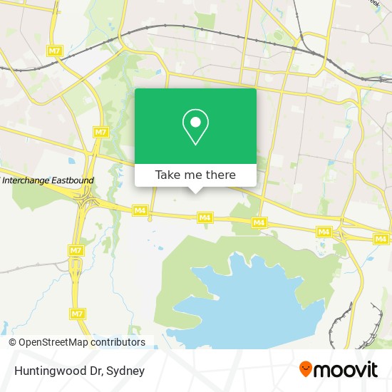 Mapa Huntingwood Dr