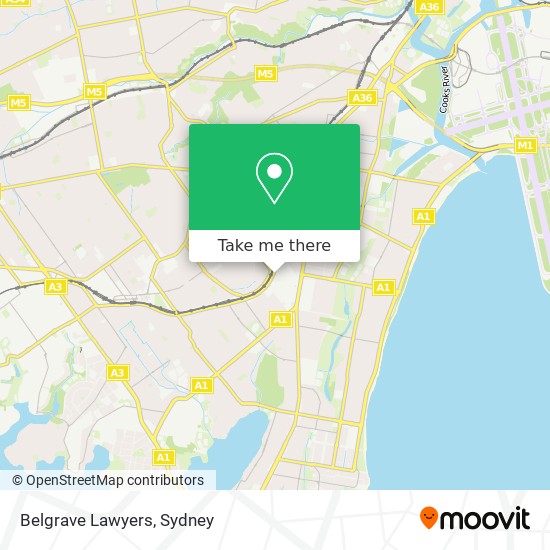 Belgrave Lawyers map