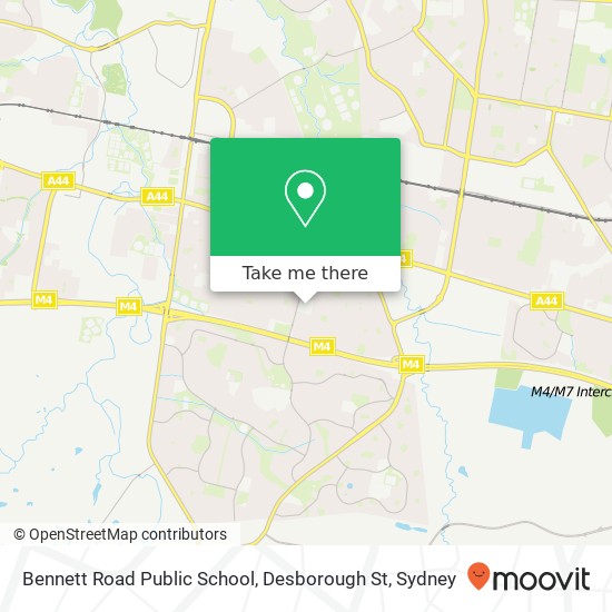 Bennett Road Public School, Desborough St map