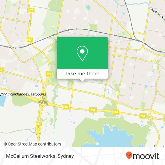 McCallum Steelworks map