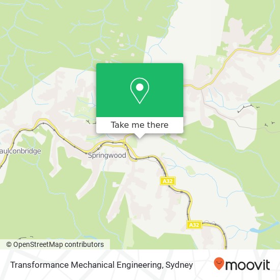 Transformance Mechanical Engineering map