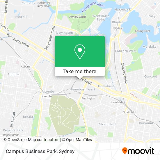 Campus Business Park map