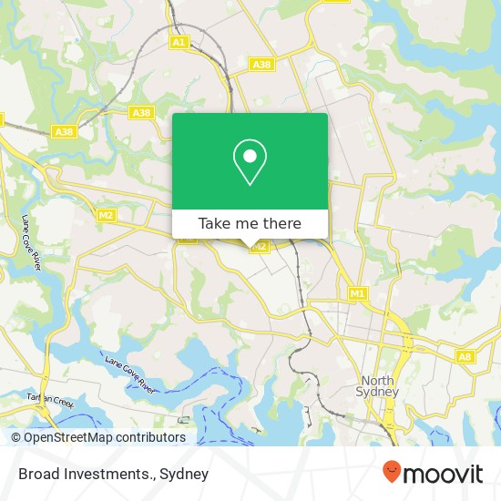 Broad Investments. map