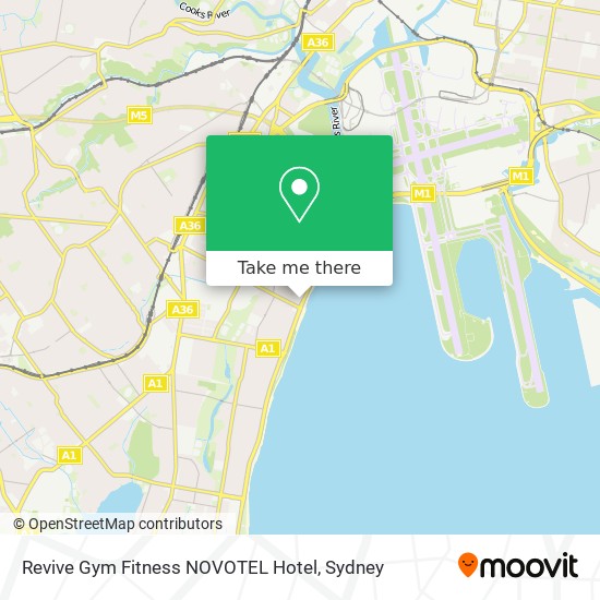 Mapa Revive Gym Fitness NOVOTEL Hotel