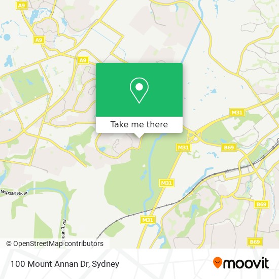 100 Mount Annan Dr map