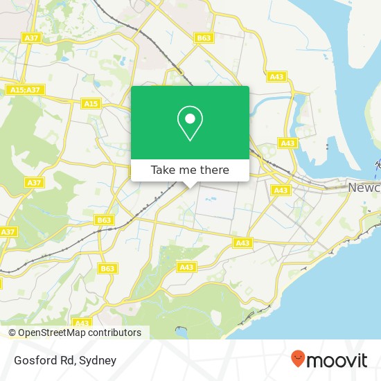 Gosford Rd map