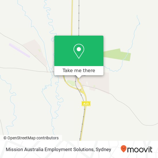 Mission Australia Employment Solutions map