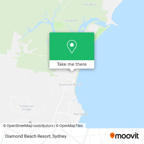 Diamond Beach Resort map