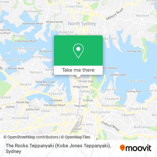 The Rocks Teppanyaki (Kobe Jones Teppanyaki) map